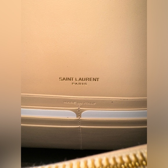 ‼️ONE LEFT! Saint Laurent Kate Wallet On Chain With Tassel Patent Leather - Picture 12 of 12